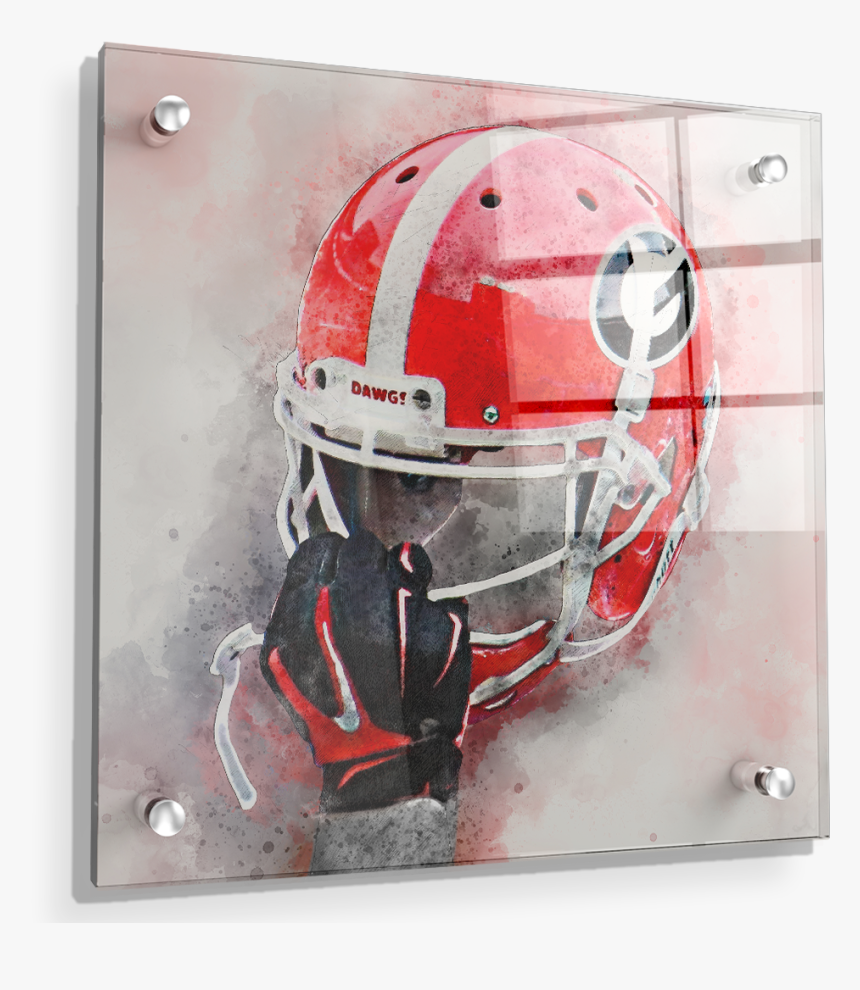 Uga Pride - Georgia Bulldogs Football Paintings, HD Png Download, Free Download