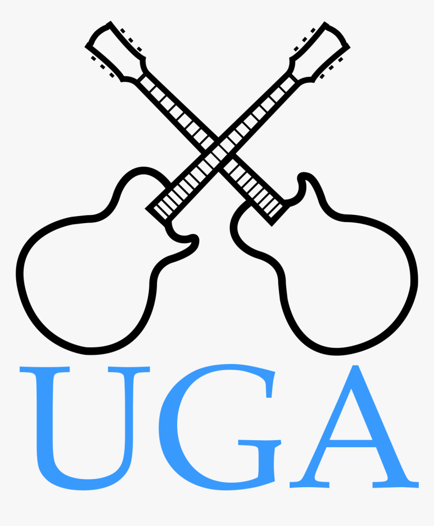 Retext Uga Logo Single Fret Clear 1 - Conversation Cafe, HD Png Download, Free Download