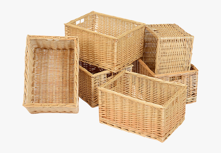 Kebrico Wicker Basket - Set Of 6 Wicker Baskets, HD Png Download, Free Download