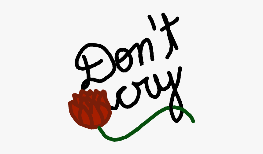#dontcry #rose #png #tumblr #aesthetic, Transparent Png, Free Download