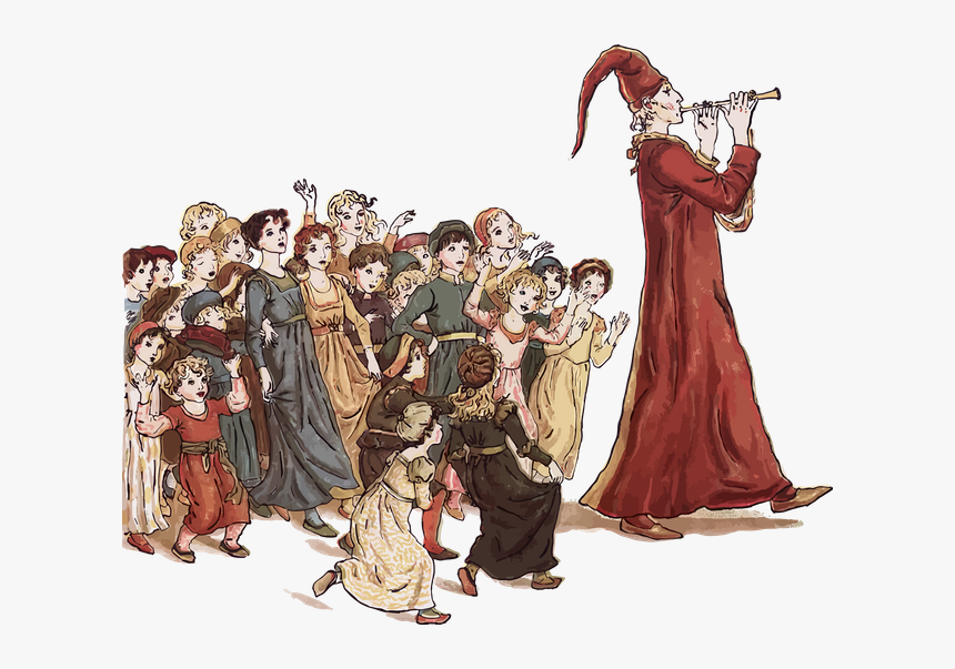 Fiction-1296651 - Pied Piper Of Hamelin Clipart, HD Png Download, Free Download