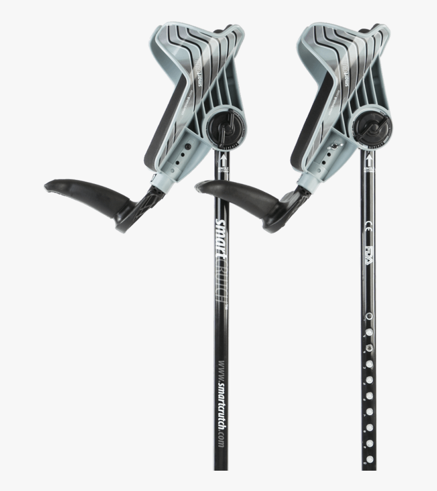 Grey Crutches From Smartcrutch - Smartcrutch, HD Png Download, Free Download