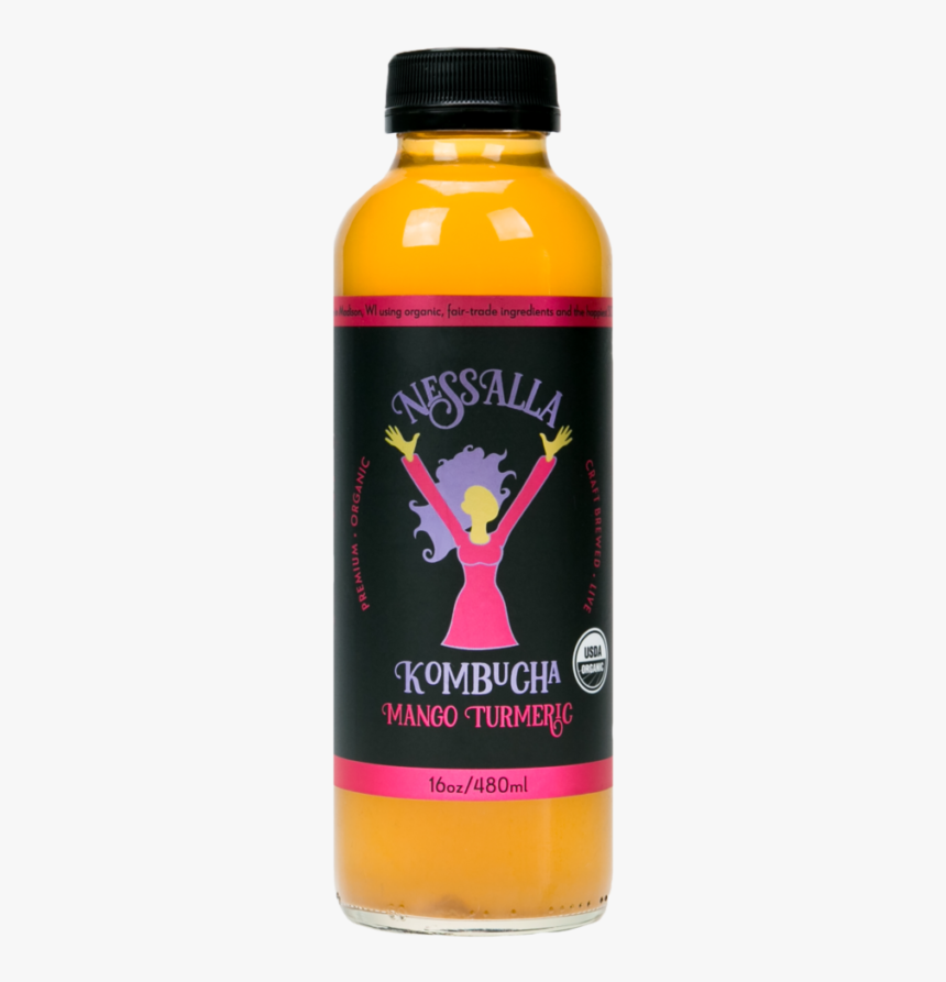 Nessalla Kombucha Mango Tumeric, HD Png Download, Free Download