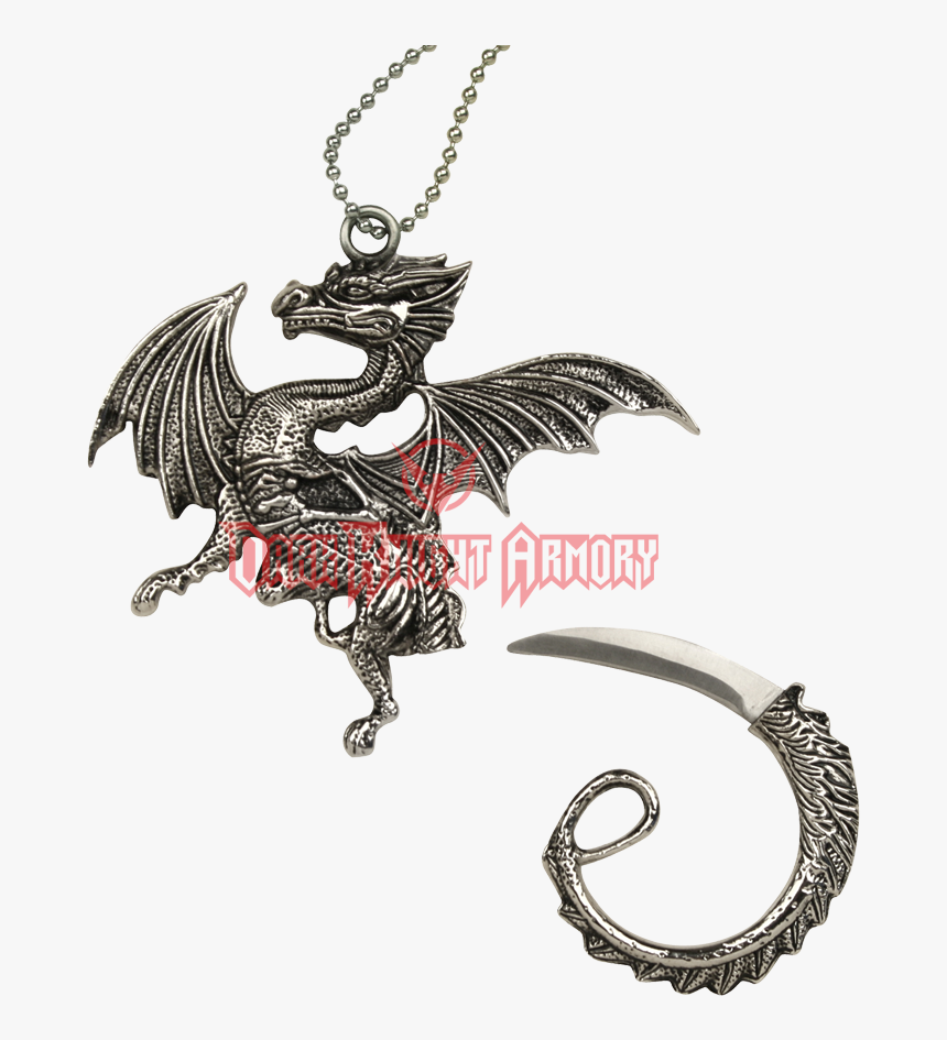 Dragon Tail Neck Knife - Dragon Necklace With Hidden Knife, HD Png Download, Free Download