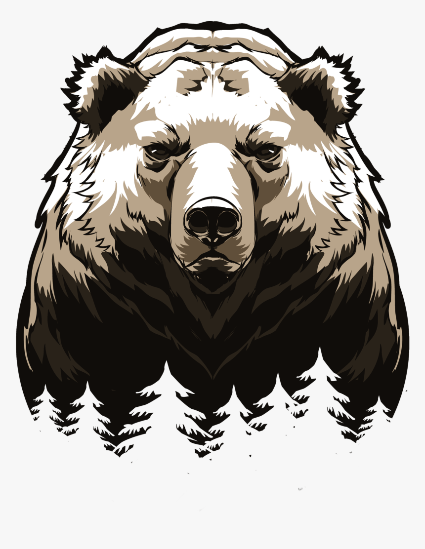 American Black Bear Grizzly Bear Vector Graphics Giant - Grizzly Bear Free Vector, HD Png Download, Free Download