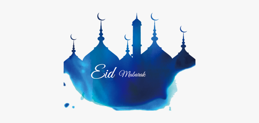 Transparent Ramadan Eid Al Fitr Mosque Blue Turquoise - Eid Mubarak Png Background, Png Download, Free Download