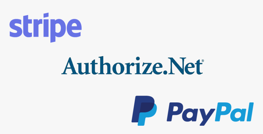 Stripe Vs - Authorize - Net Vs - Paypal - Authorize.net, HD Png Download, Free Download