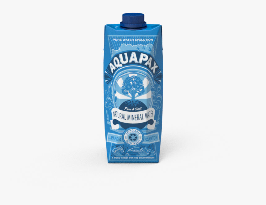 Aquapax Still Natural Mineral Water In An Eco Paper - Aquapax, HD Png Download, Free Download