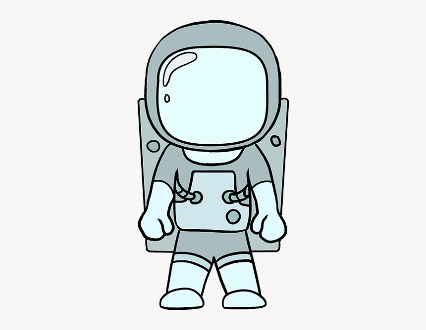 How To Draw An Astronaut - Space Suit Drawing Easy, HD Png Download, Free Download