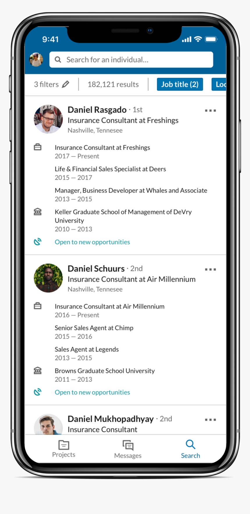 Linkedin Recruiter Mobile - Job Filter Linkedin Mobile App, HD Png Download, Free Download