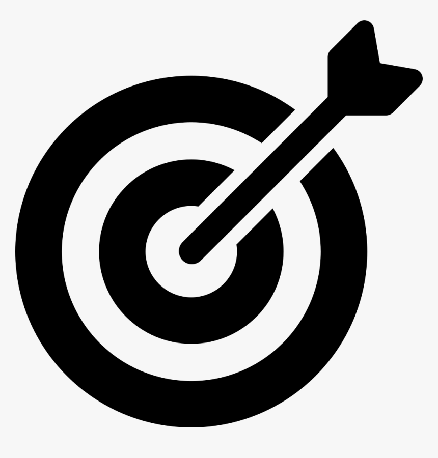 Target Svg Icon - Arrow Target Vector, HD Png Download, Free Download