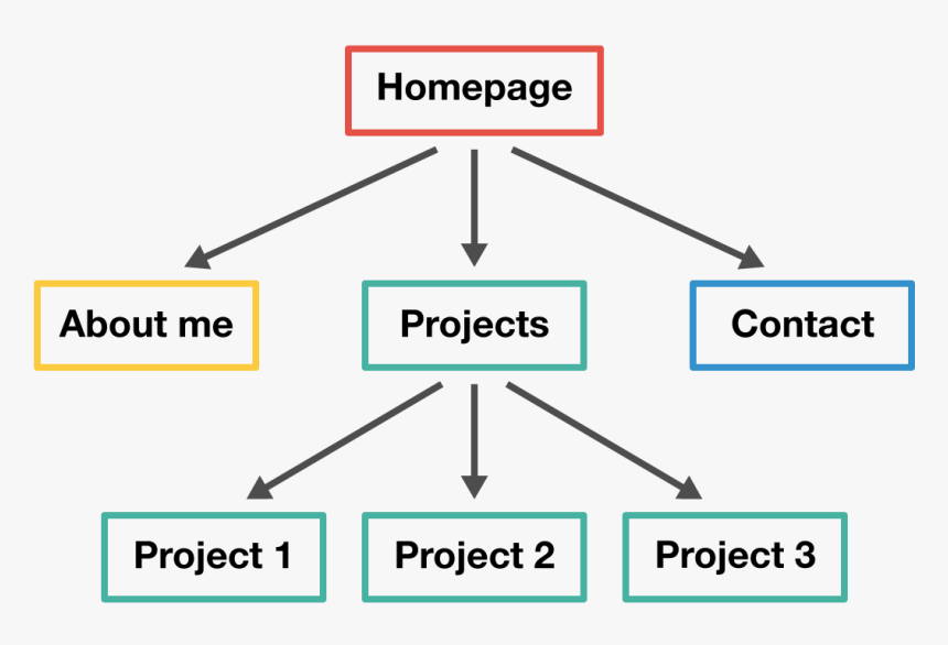 Tree Structure Website, HD Png Download, Free Download