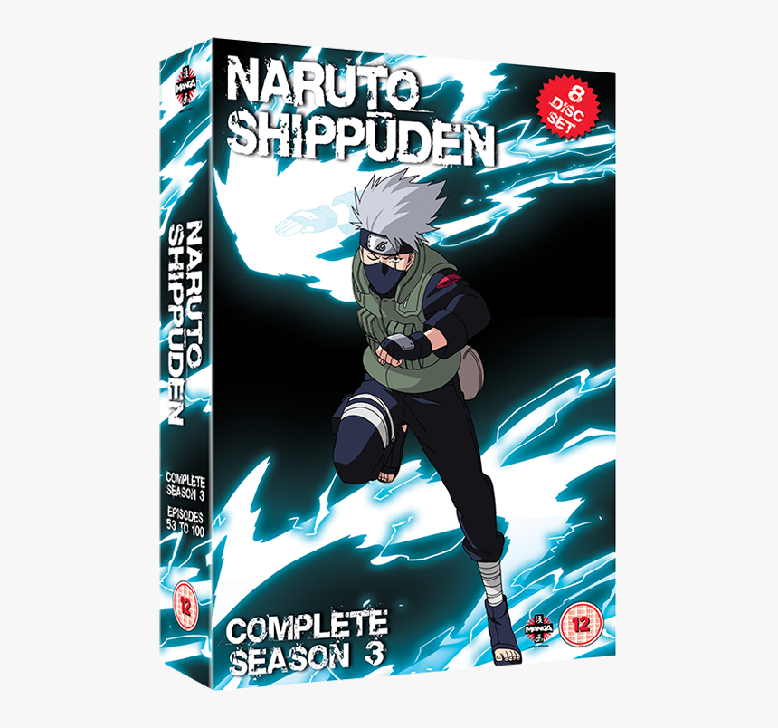 Naruto Shippuden Complete Series 3 Box Set On Dvd - Naruto Shippūden, HD Png Download, Free Download