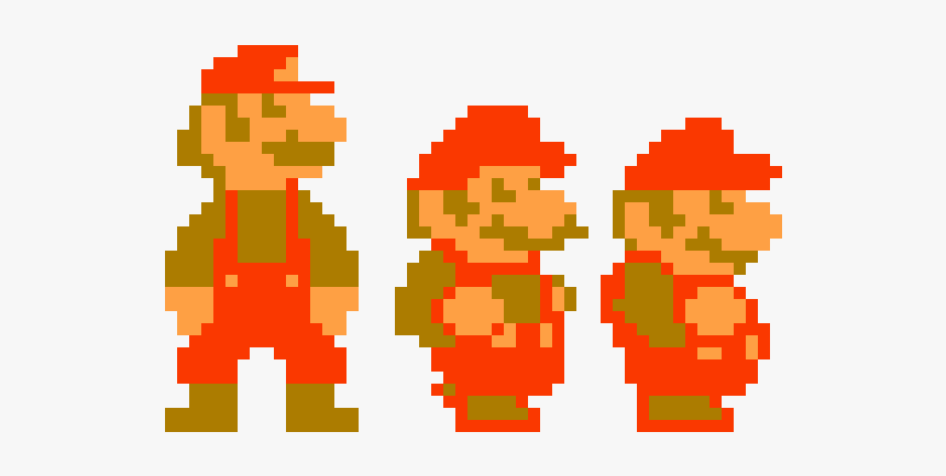 Big Mario Pixel Art, HD Png Download, Free Download