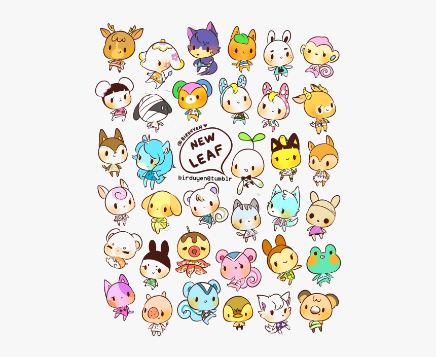 Acnl Stickers Google Search - Animal Crossing New Leaf Background, HD Png Download, Free Download