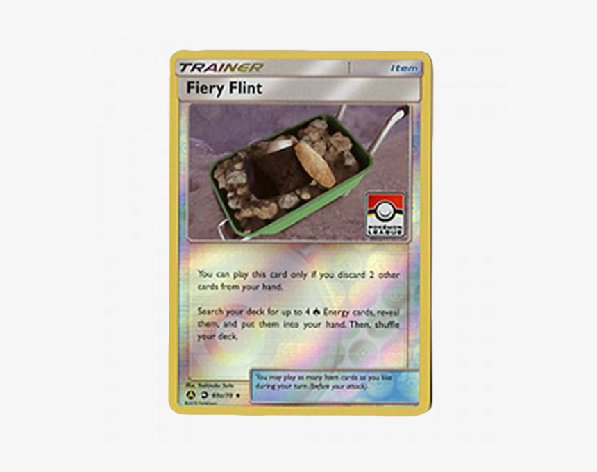 Fiery Flint Pokemon League Reverse Holo Promo 60a/70 - Fiery Flint Tcg Card Promo, HD Png Download, Free Download