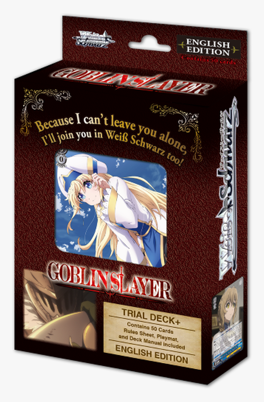 Trial Deck Plus - Goblin Slayer Weiss Schwarz Trial Deck, HD Png Download, Free Download