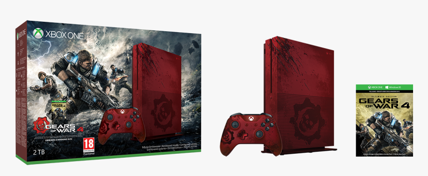 X1 Gow - Xbox One S 2tb Gears Of War 4 Limited Edition Bundle, HD Png Download, Free Download