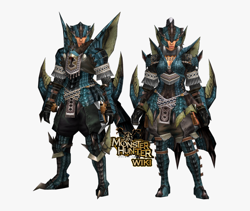 Monster Hunter Azure Rathalos Armor, HD Png Download, Free Download