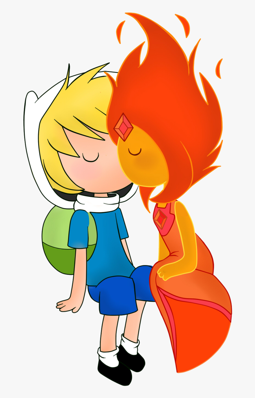 Finn And Flame Princess - Jake The Dog Fan Art, HD Png Download, Free Download