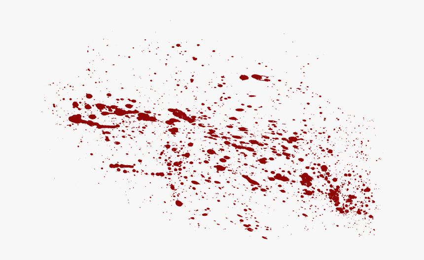 Red - Realistic Blood Splatter Transparent, HD Png Download, Free Download