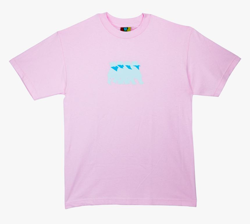 Felt Shortsleeve Pink - Active Shirt, HD Png Download, Free Download