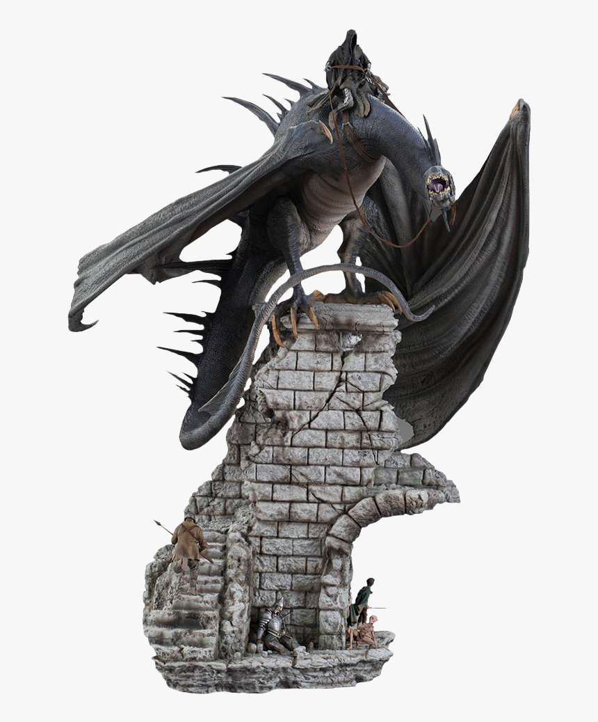 The Lord Of The Rings - Warhammer Witch King On Fell Beast, HD Png Download, Free Download