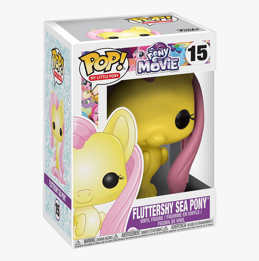 Funko Pop My Little Pony The Movie Fluttershy Sea Pony - Fluttershy Pop Figure, HD Png Download, Free Download