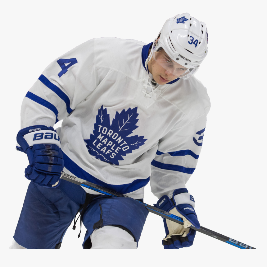 Hockeypngs Via Shotstopper Matthewsleafsawaycropped - Auston Matthews Transparent Background, Png Download, Free Download