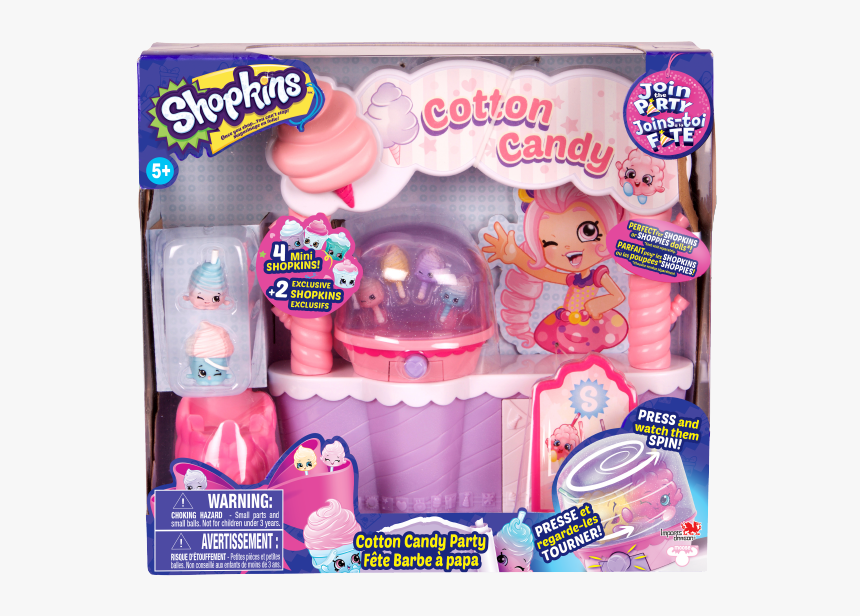 Shopkins Season 7 Cotton Candy Box - Shopkins Join The Party, HD Png Download, Free Download