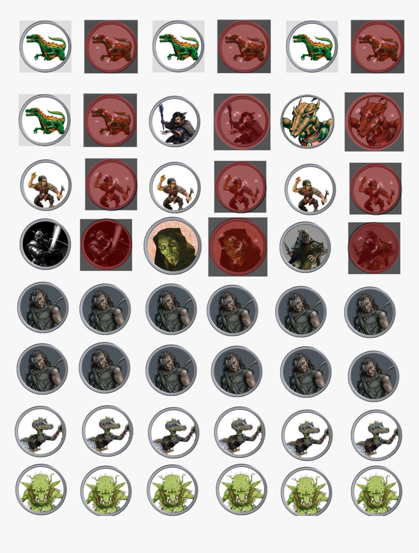 D&d Statue Token Png - Dungeons And Dragons Tokens, Transparent Png, Free Download