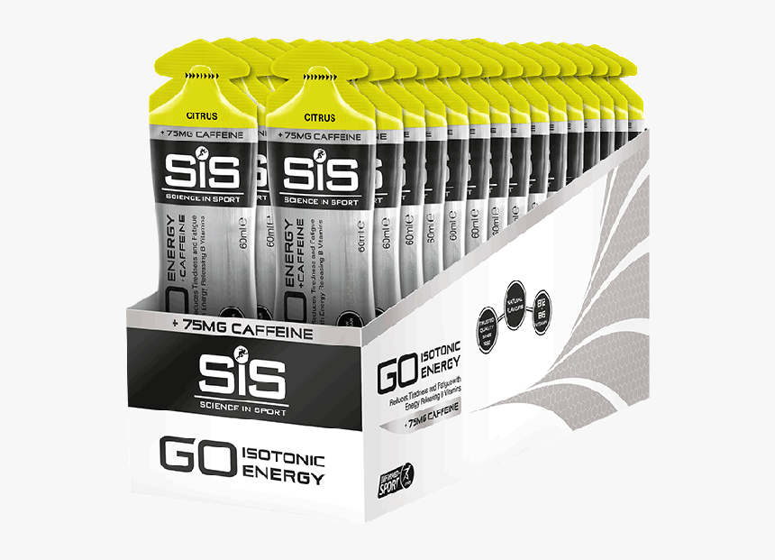 Go Energy Caffeine Gel - Science In Sport Energy Gel, HD Png Download, Free Download