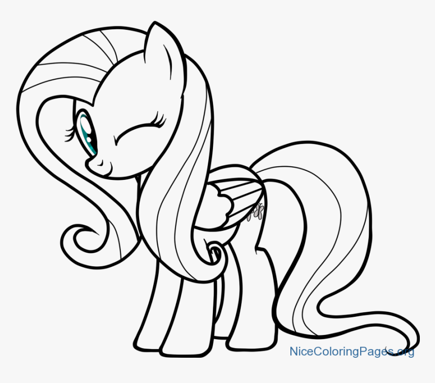 Collection Of Free Pony Drawing Fluttershy Download - Little Pony Drawings, HD Png Download, Free Download