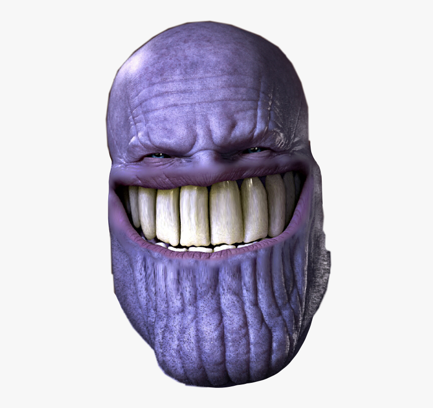 #thanos #hot #sexy #purple #chin #meme #freetoedit - Thanos Smile, HD Png Download, Free Download