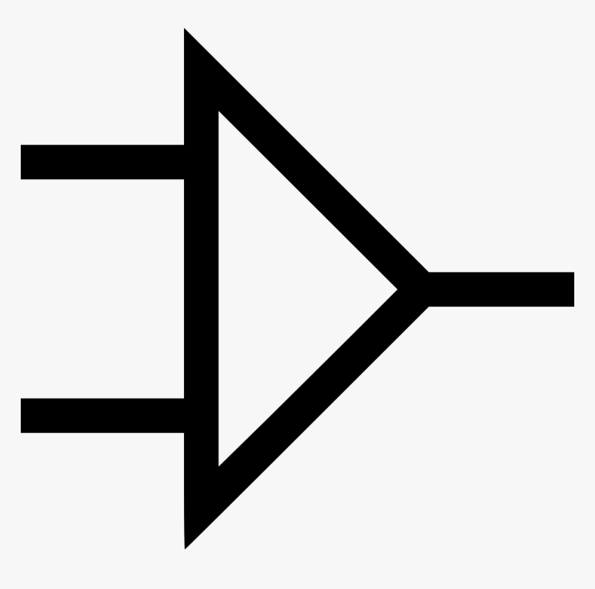 Operational Amplifier - Amplifier Icon Png, Transparent Png, Free Download