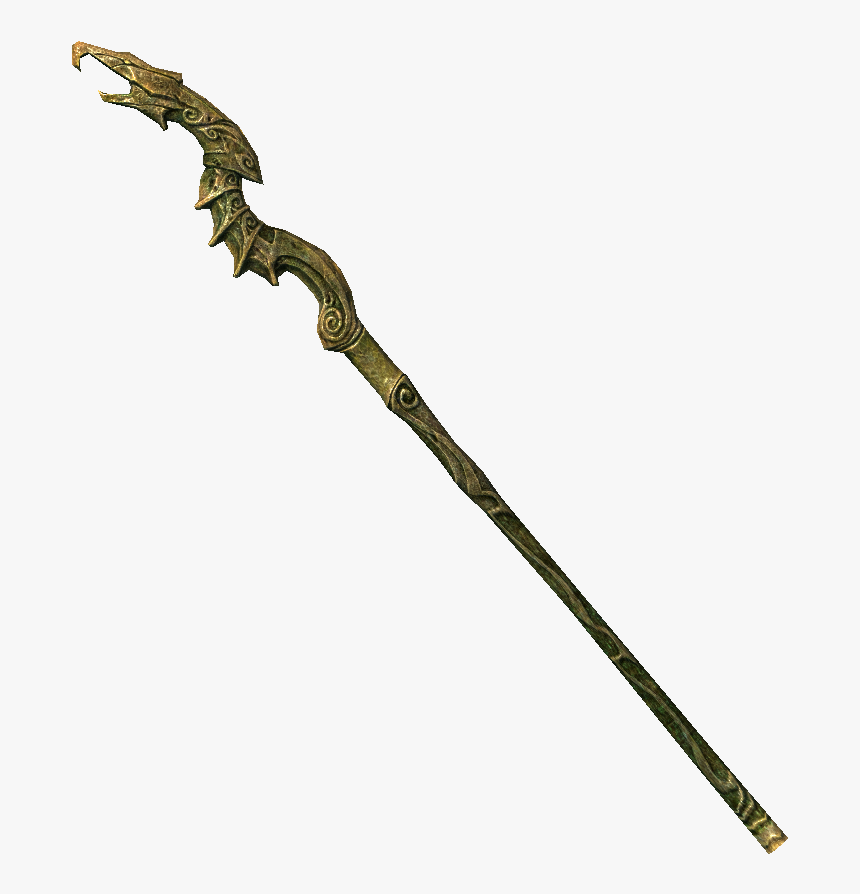 Staff2 - Skyrim Fire Staff, HD Png Download, Free Download