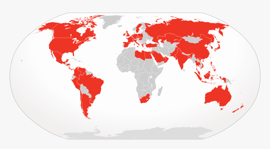 Map Of Hsbc - Gold Mines World Map, HD Png Download, Free Download