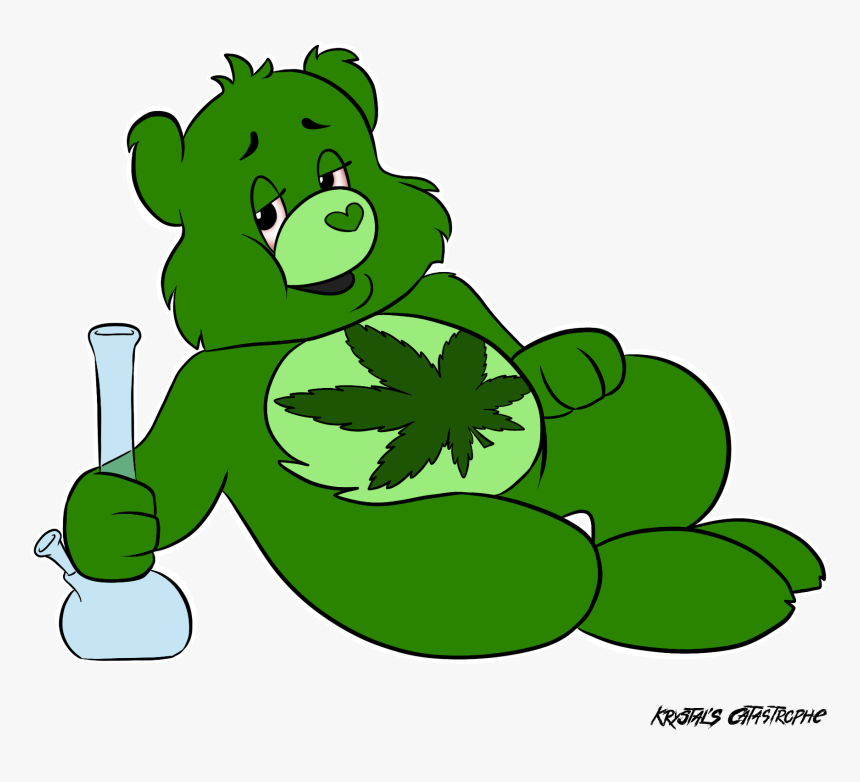 Cannabear On Twitch - Cartoon, HD Png Download, Free Download