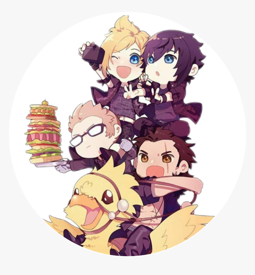 ##ffxv #ignis #iggy #prompto #noctis - Cute Final Fantasy Art, HD Png Download, Free Download