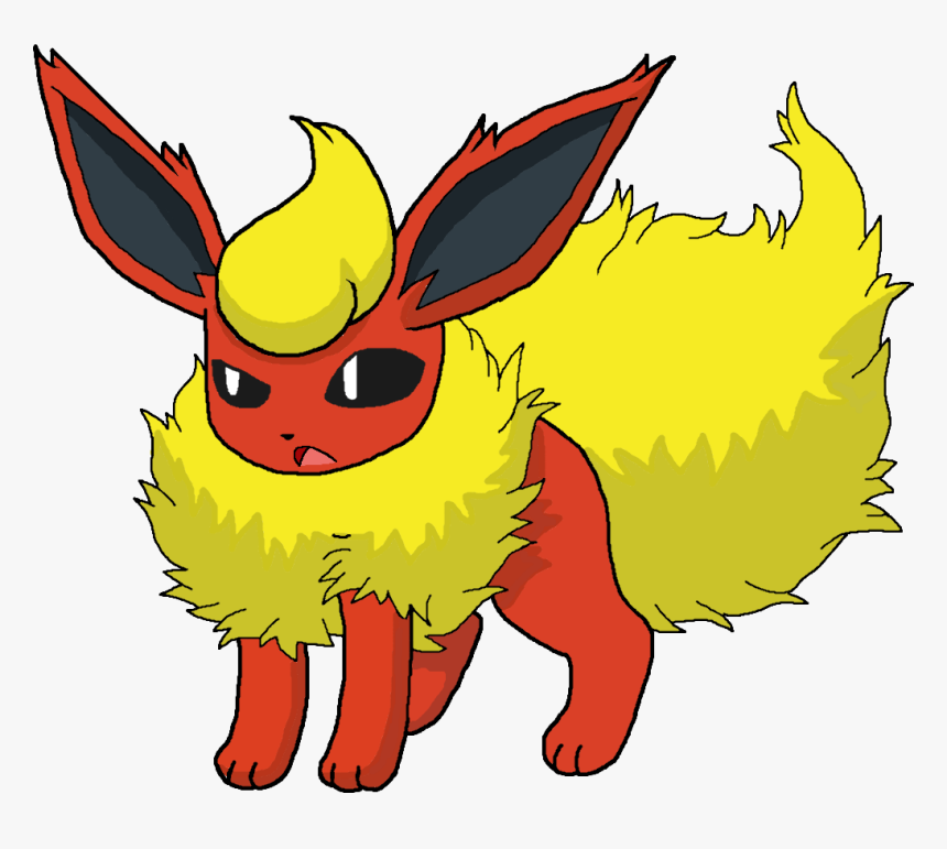 Pokemon Fire Eevee Png Clipart , Png Download - Eeveelutions Flareon, Transparent Png, Free Download