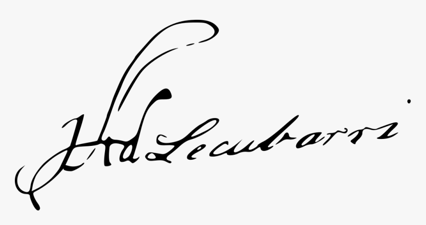 José Agustín De Lecubarri Signature Clipart , Png Download - Calligraphy, Transparent Png, Free Download