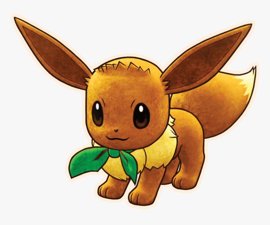 Eevee - Pokemon Mystery Dungeon Dx Eevee, HD Png Download, Free Download