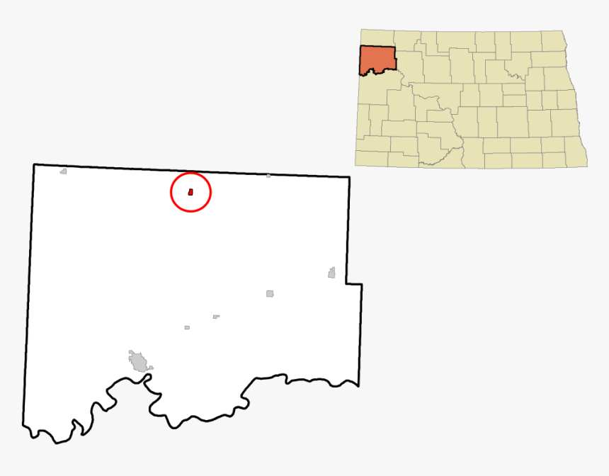 Map Of Ray North Dakota, HD Png Download, Free Download