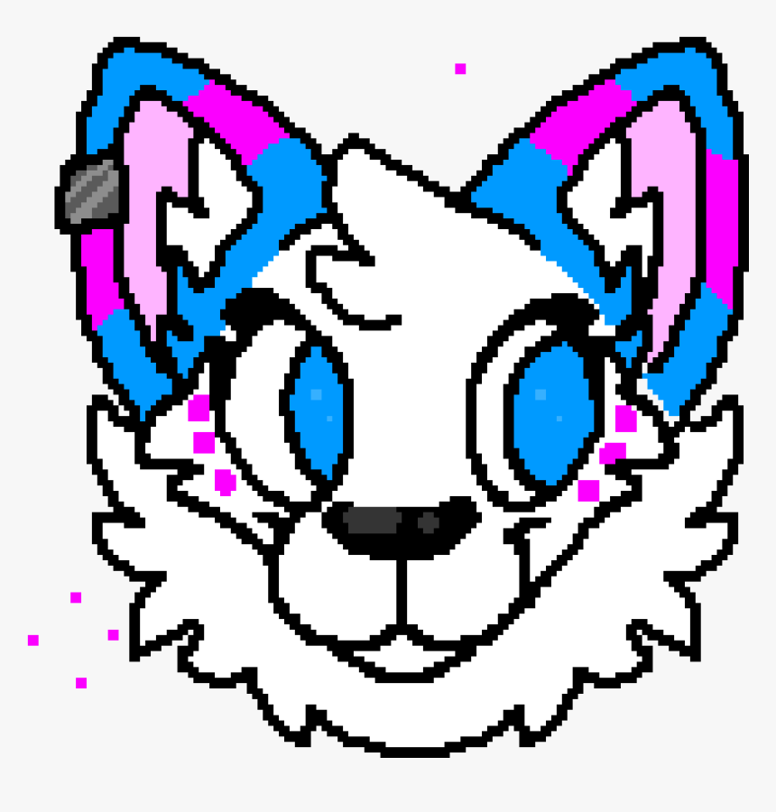 Uko The Wolf Animated Pixel Art Icon Uko The Furry, HD Png Download, Free Download