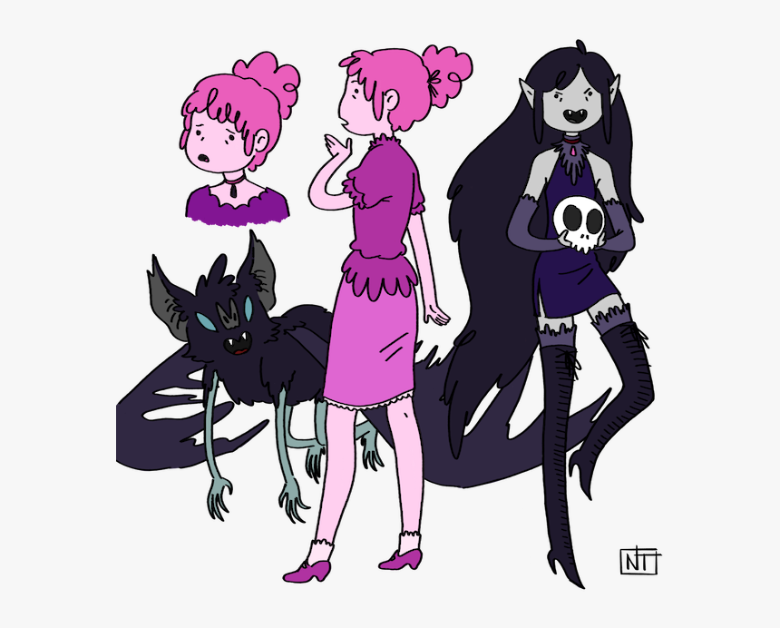 Marceline And Princess Bubblegum From Adventure Time, HD Png Download, Free Download