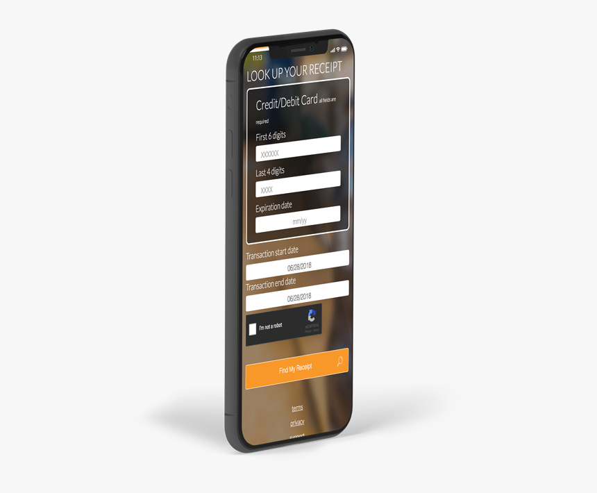 Myparkingreceipt Website - Iphone, HD Png Download, Free Download