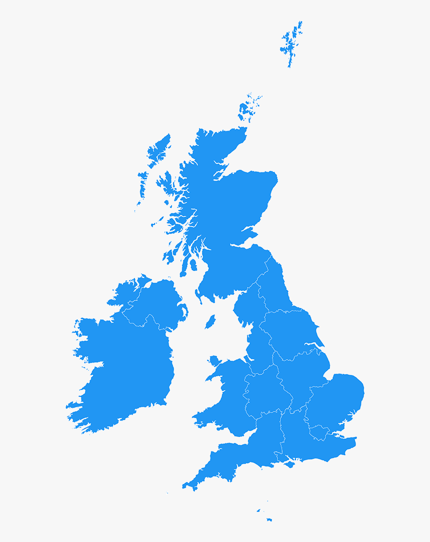 Map Of The Uk Hd, HD Png Download, Free Download