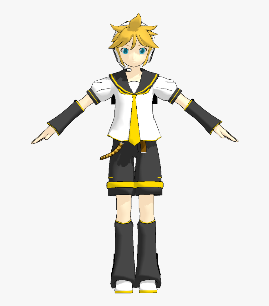 Len By Orangebox - Len Kagamine Mmd Model Tda, HD Png Download, Free Download