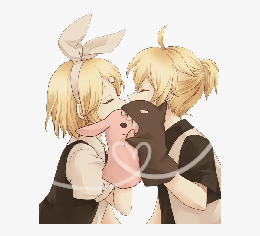 Rin Y Len Kagamine Beso, HD Png Download, Free Download