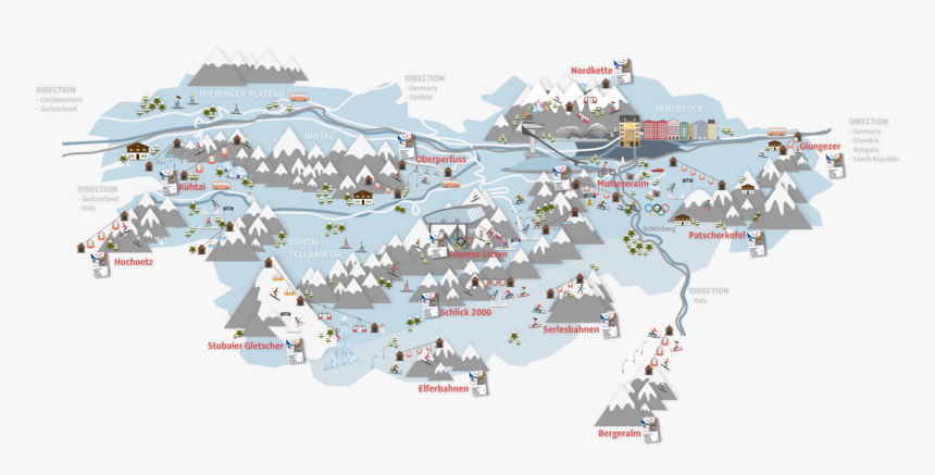 Schigebiete Innsbruck, HD Png Download, Free Download